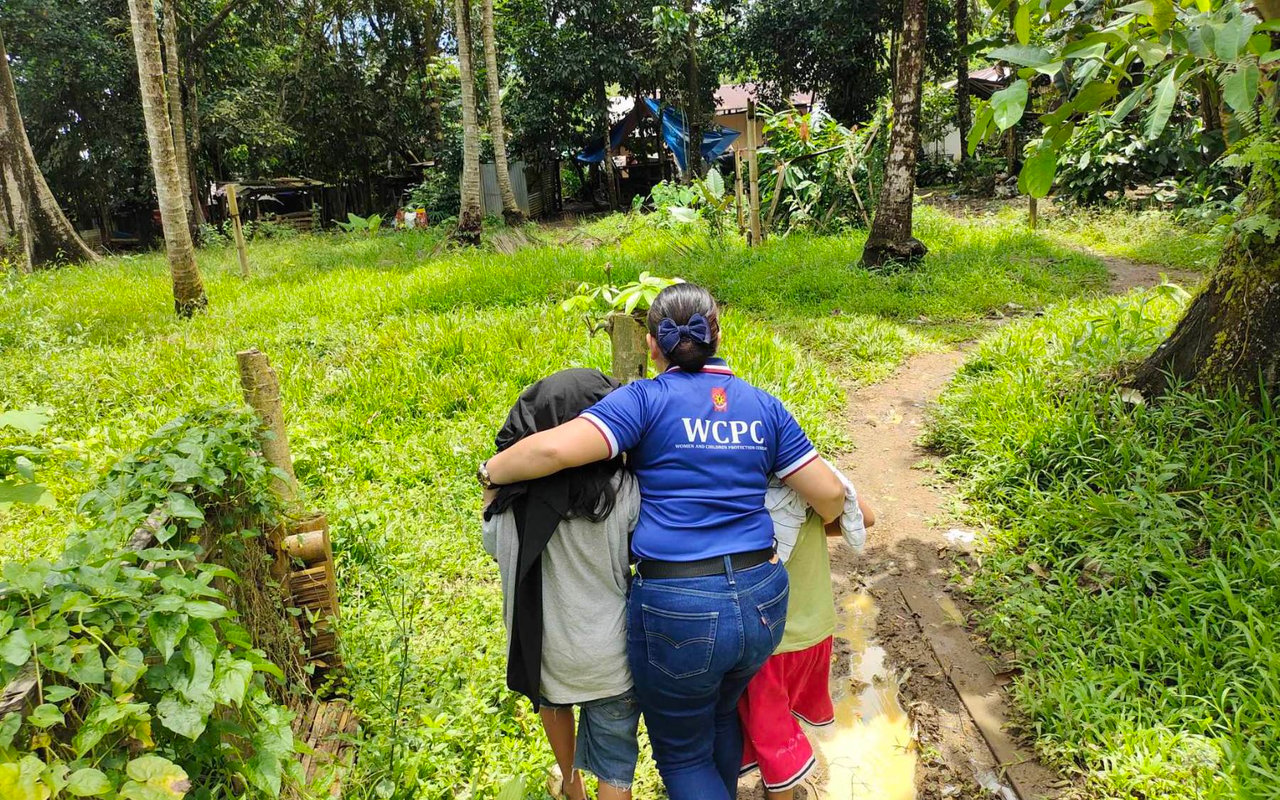 Police rescued children from alleged online sexual exploitation in Mindanao Photo Courtesy of WCPC MFU